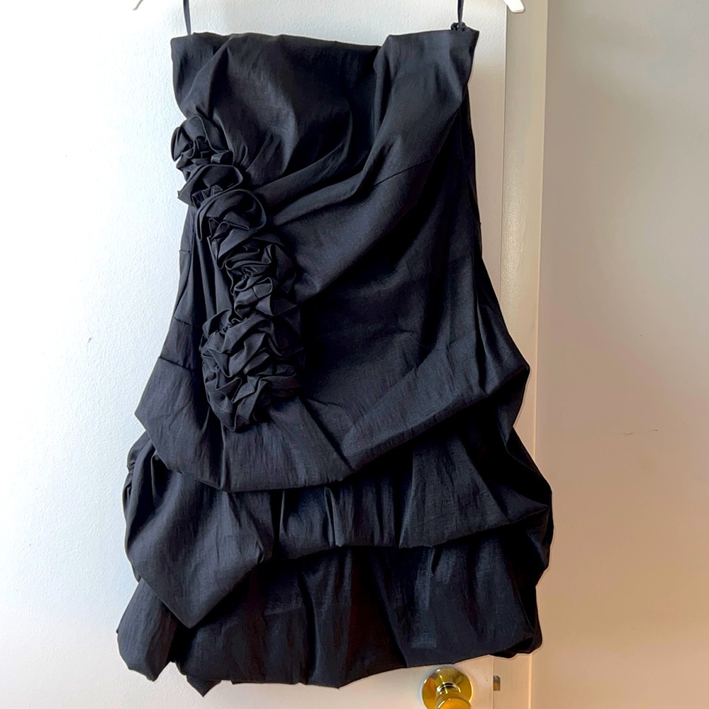 Beautiful black cocktail dress.
